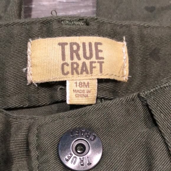 True Craft Green Heart Print Pants Baby Girls 18m - Picture 4 of 4